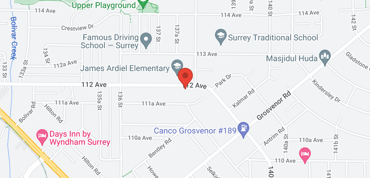 map of 13762 112TH AVENUE